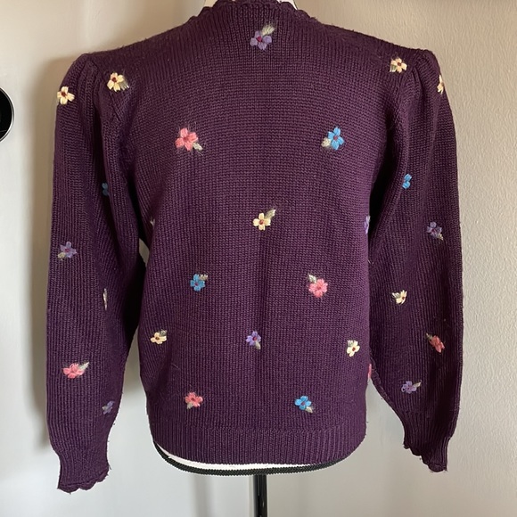 Herman Geist hand embroidered wool sweater - Picture 6 of 6